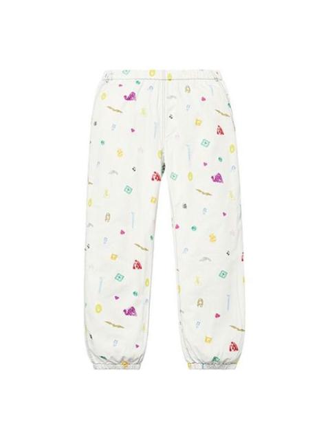 Supreme Supreme SS19 Deep Space Skate Pant Casual Pants Unisex White SUP-SS19-10293