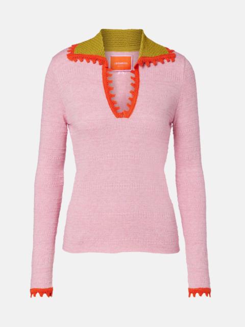 La DoubleJ Picket cotton and wool sweater