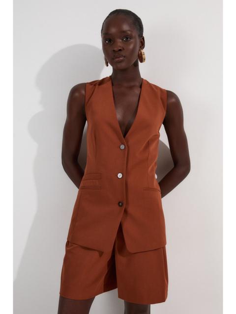 KAREN MILLEN Tailored Twill Essential City Short