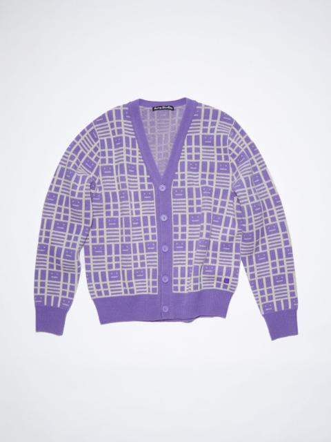 Acne Studios Knit cardigan - Iris purple