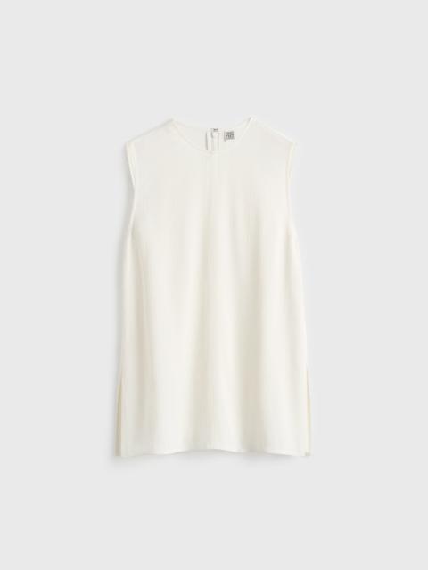 TOTEME Woven stripe top meringue