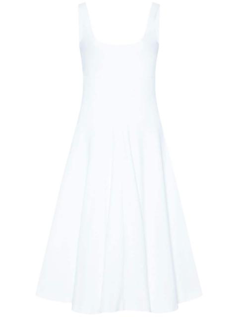 ROSETTA GETTY scoop-neck flared dress
