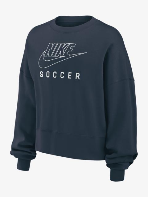 Nike Phoenix Fleece Women's Soccer Crew-Neck Sweatshirt