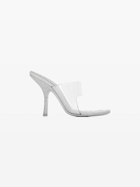 Alexander Wang ☆シルバー Nudie 105 ヒールサンダル Alexander Wang Nudie 105 Glitter Leather Sole EU 37 Women | eBay