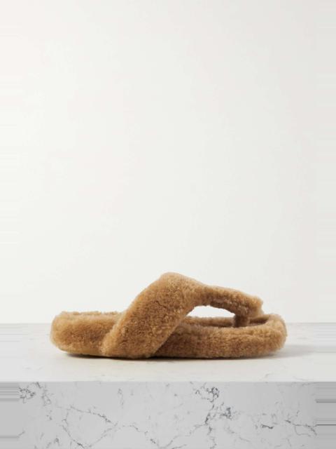 Loewe Shearling sandals