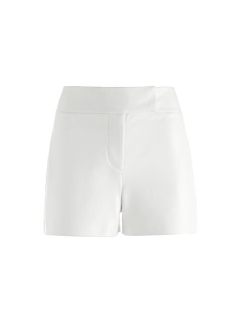 Alice + Olivia MARA VEGAN LEATHER SHORT