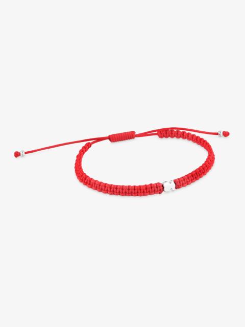 TOUS Silver and red nylon bear Bracelet TOUS Motifs