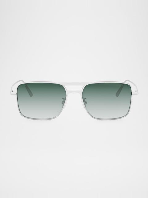 Dior Men's DiorBlackSuit S17U Rectangular Sunglasses