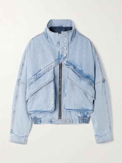 MAGDA BUTRYM Paneled denim jacket Blue