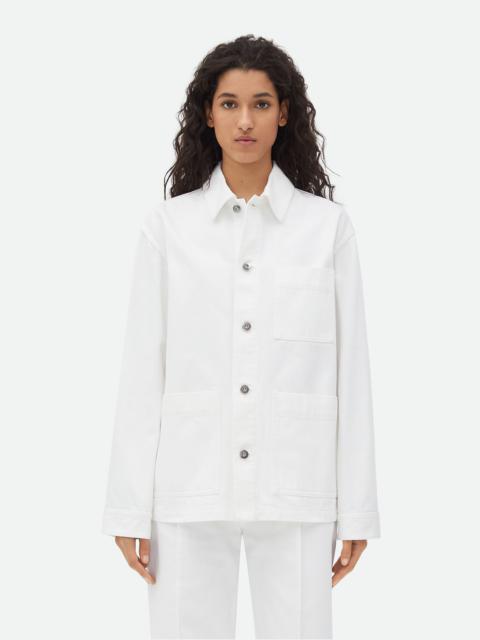 Bottega Veneta White Denim Jacket