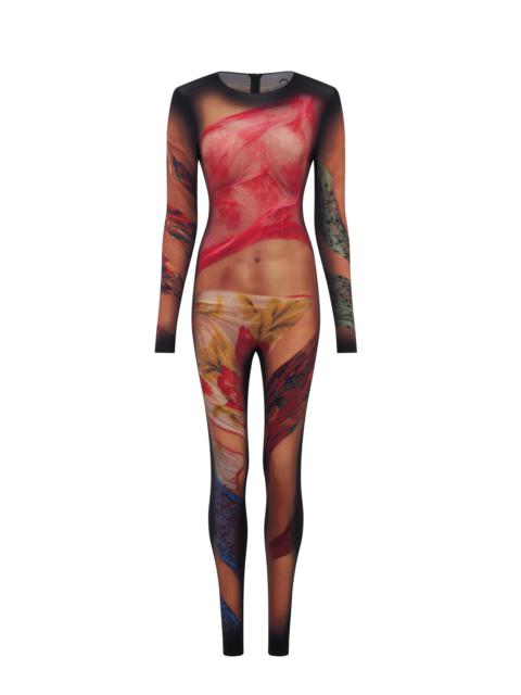 Marine Serre Recycled Draped Statue Jersey Catsuit