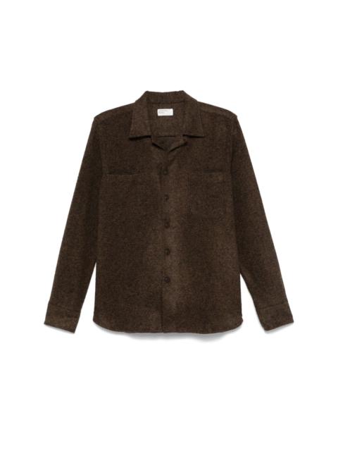 Universal Works felted-finish shirt
