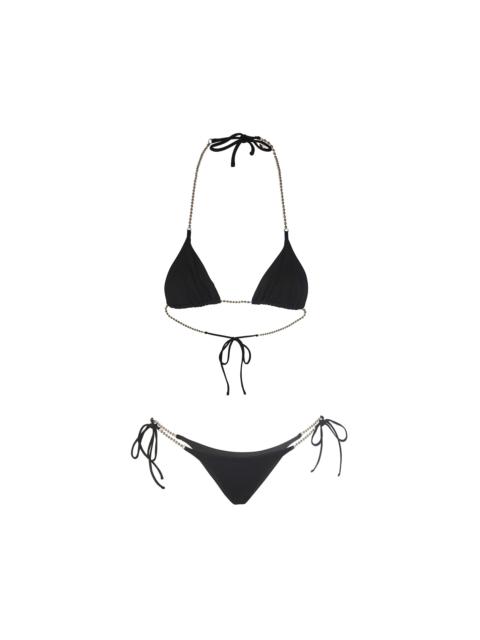 THE ATTICO BLACK BIKINI