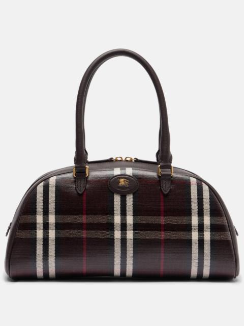 Burberry Highlands coated jacquard tote bag