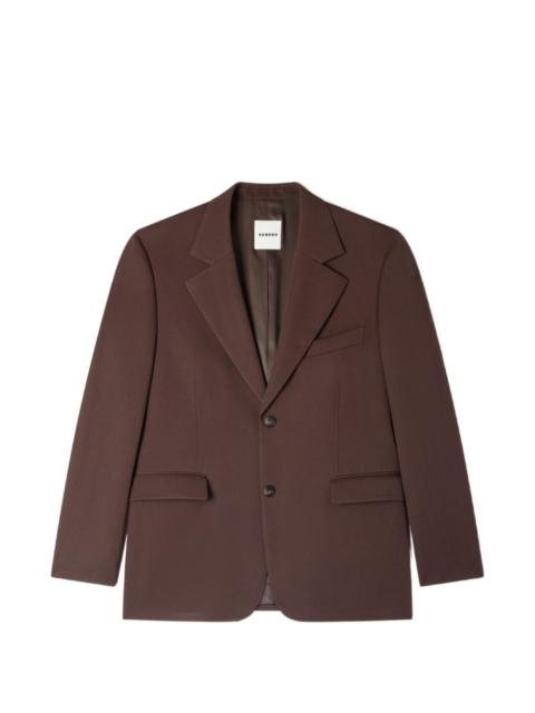 Sandro oversized notched suit jacket