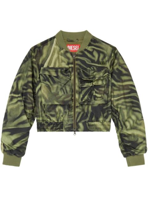 Diesel G-Khlow zip-up bomber jacket