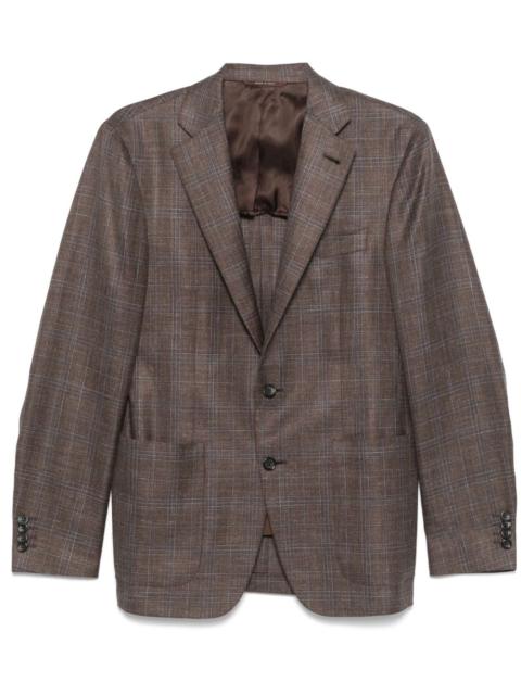 Canali checked blazer