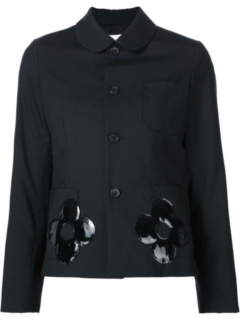 Comme des Garçons GIRL floral motif blazer