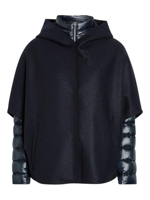 Herno hooded sleeve detail jacket