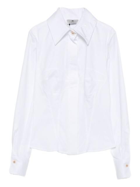 ELISABETTA FRANCHI embroidered-logo shirt