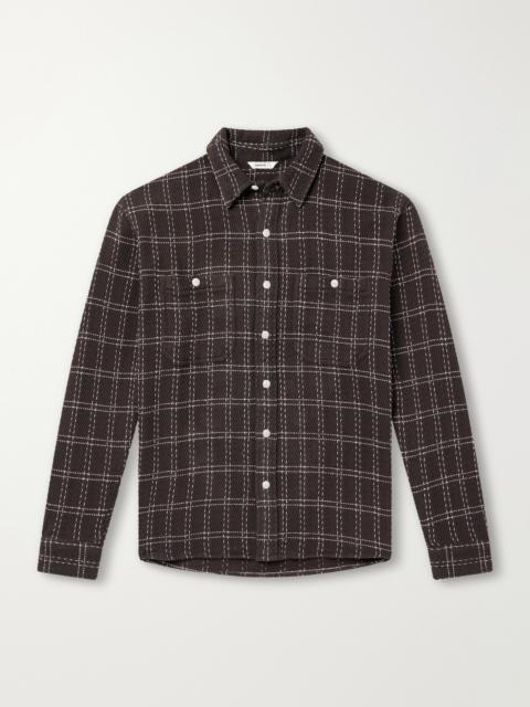 3sixteen Utility Checked Cotton-Flannel Shirt