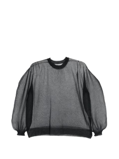 ISSEY MIYAKE bishop-sleeve top