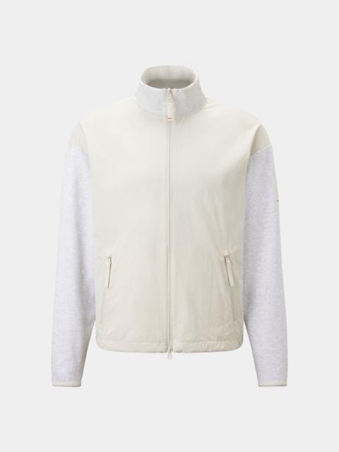 BOGNER Brody jersey jacket in Sand/light gray