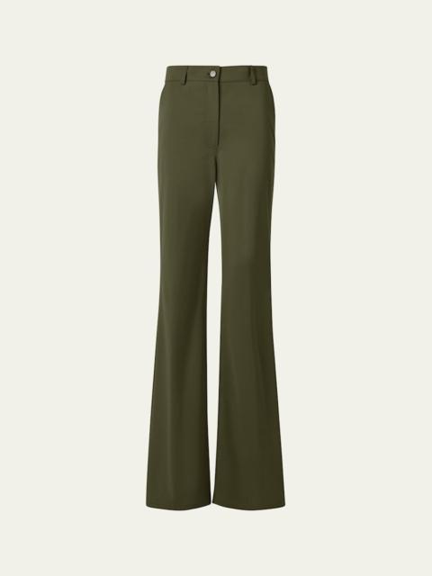 AKRIS Celia Denim Bootcut-Leg Pants