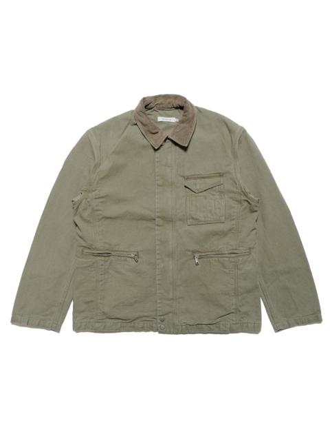 nonnative Worker Jacket Cotton Oxford Sulfur Dye Khaki