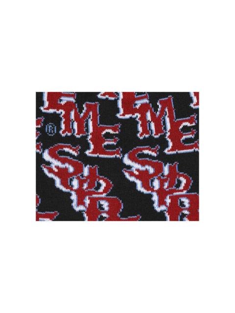 Supreme Slanted Gothic Outline Beanie "SS26 - Black" SU27580