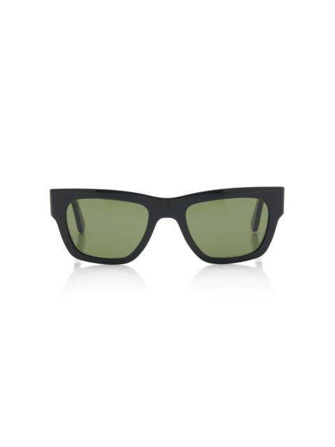 TOTEME Voyager Square-Frame Acetate Sunglasses black