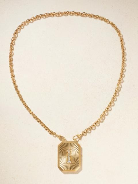 MARIE LICHTENBERG You Are The One 18-karat Gold Diamond Necklace