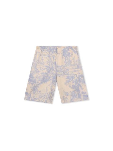 Off-White City Nature Linen Bowling Shorts