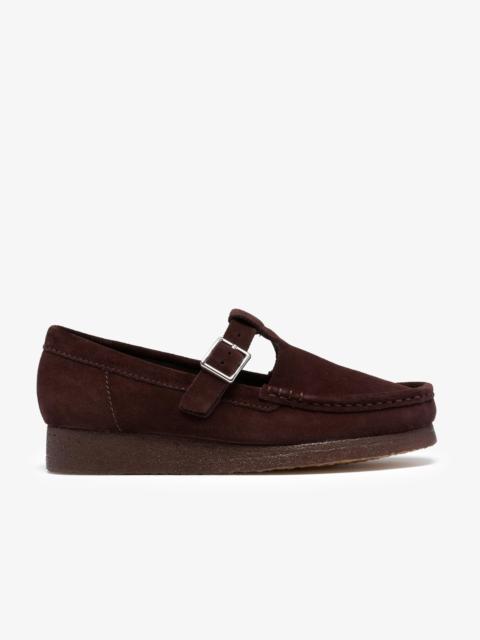 Clarks Originals Wallabee T-Bar Chocolate Suede