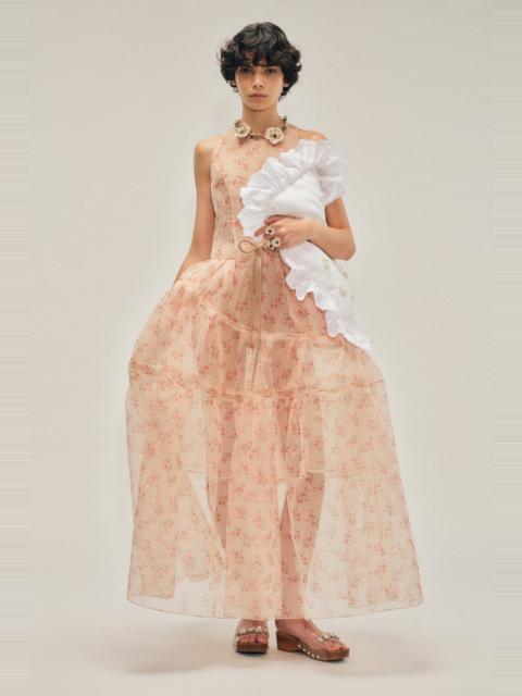 Simone Rocha Tapered Back Hoop Flounce Dress
