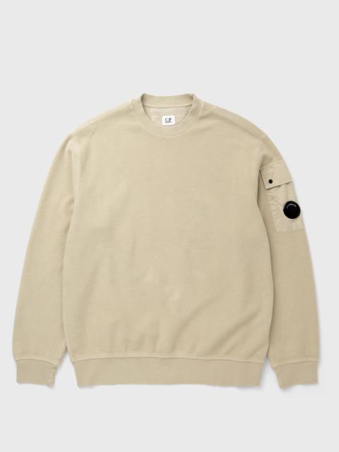 C.P. Company SWEATSHIRTS CREW NECK IN BRUSHED EMERIZED DIAGONAL FLEECE