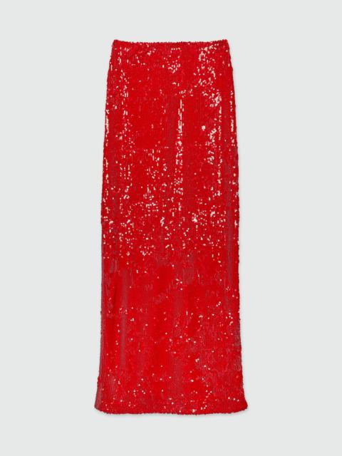 スカート Msgm Patent Leather Midi Skirt Msgm Patent Leather Midi Skirt | ShopSimon