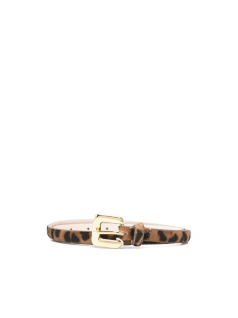 DÉHANCHE Mara jaguar-print buckled belt