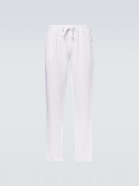 FEDELI Bonifacio linen tapered pants