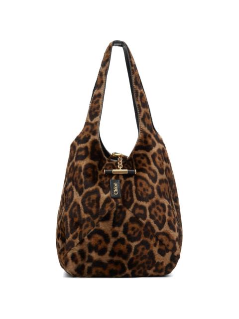 Chloé Brown Small 'Chloé' Balloon Tote