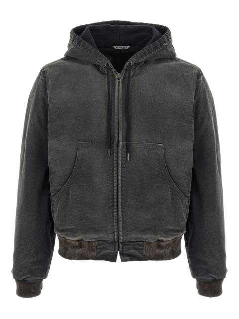 AURALEE drawstring hoodie