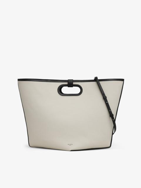 Alaïa FOLDED LARGE BAG IN CANVAS