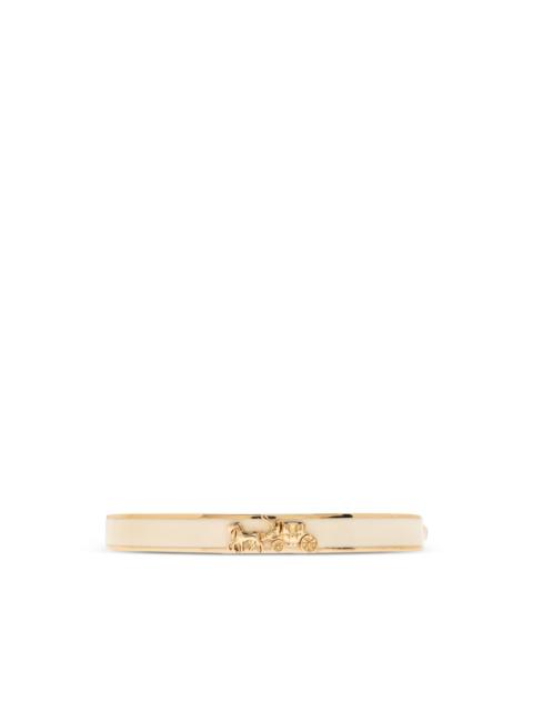 COACH equestrian-motif bracelet