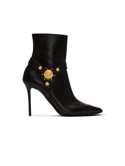 Balmain Heeled calfskin Eva ankle boots