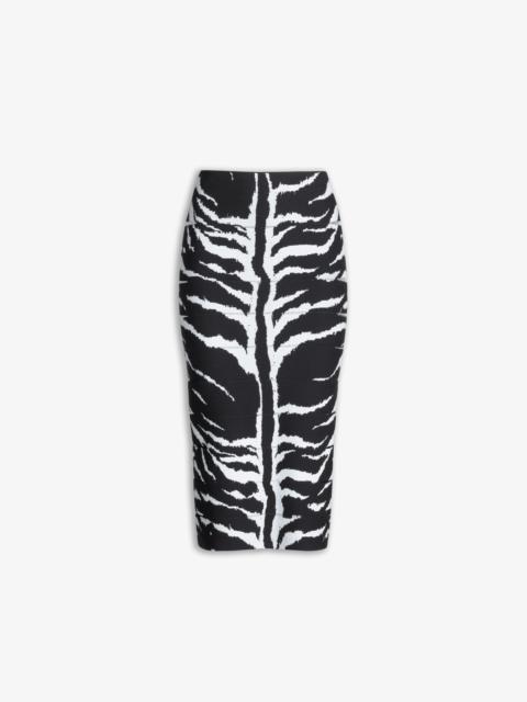 Alaïa Alaïa Women Alaia Zebra Pencil Skirt | luosophy