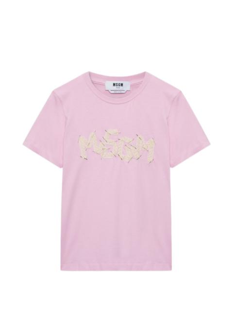 MSGM embellished T-shirt