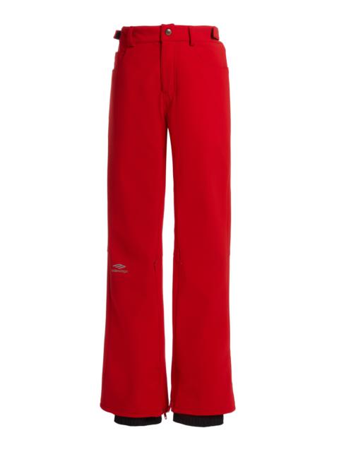BALENCIAGA 5-Pocket Nylon Ski Pants red
