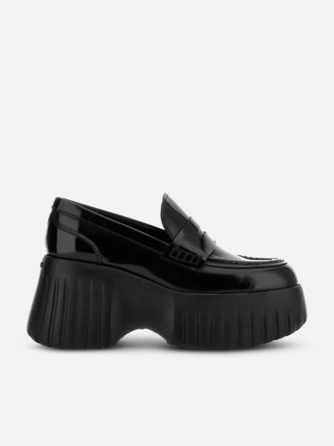 HOGAN Loafers Hogan H-Stripes Black