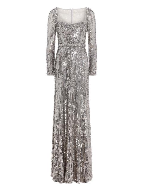 JENNY PACKHAM Kestra sequin-embellished maxi dress
