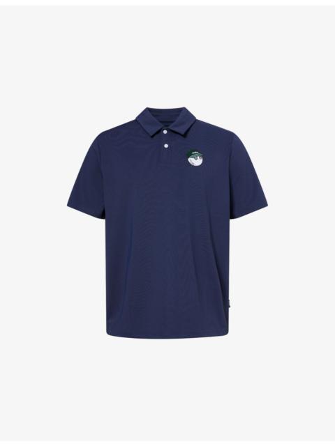 malbon Fairway Baldwin Woven Polo T-Shirt
